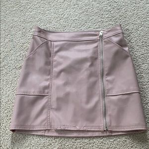 Express fake leather skirt